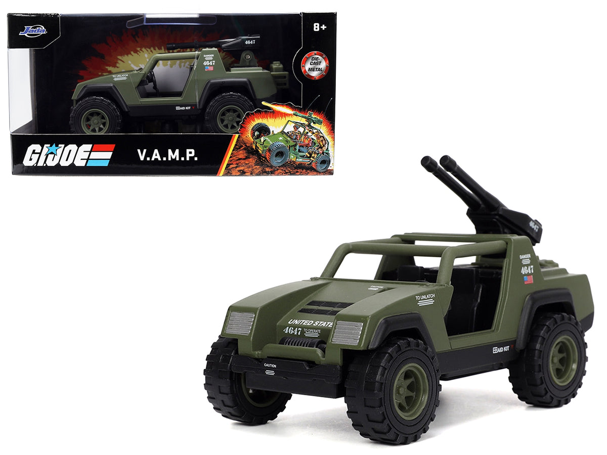 V.A.M.P. Olive Green "G.I. Joe" "Hollywood Rides" Series 1/32 Diecast Car Model by Jada