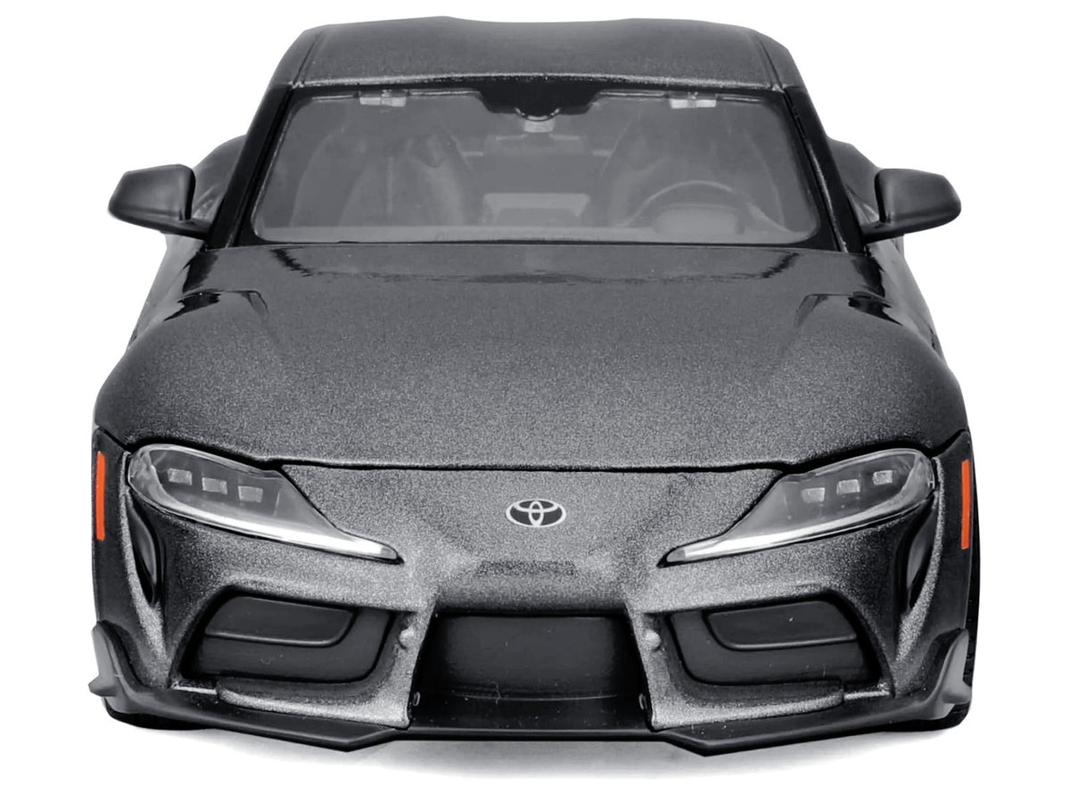 Toyota GR Supra Gray Metallic "Special Edition" Series 1/24 Diecast Model Car by Maisto