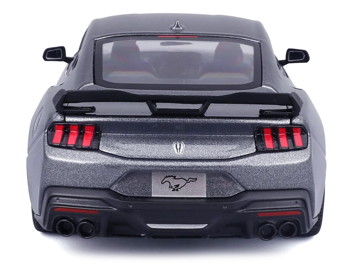 2024 Ford Mustang Dark Horse Dark Gray Metallic Special Edition 1/24 Diecast Model Car by Maisto