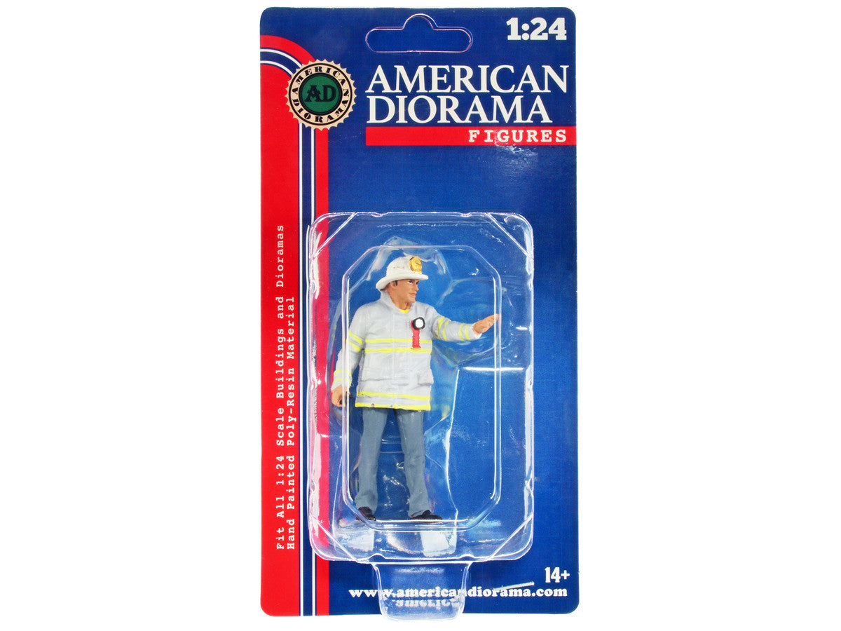 "Firefighters" Fire Captain Figure for 1/24 Scale Models