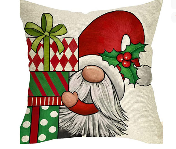 Christmas Snowflake Pillow Covers Sofa Decor