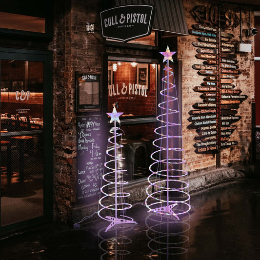 LED Spiral Christmas Tree Lights