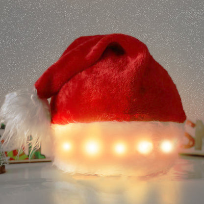 LED Luminous Santa Hat Christmas Decor