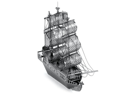 Model Kit Black Pearl Ship (Moderate Difficulty) Steel Model by Metal Earth