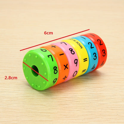 Magnetic Math Cylinder Abacus Study Article Intelligence Enlighten Kids Toy Gift