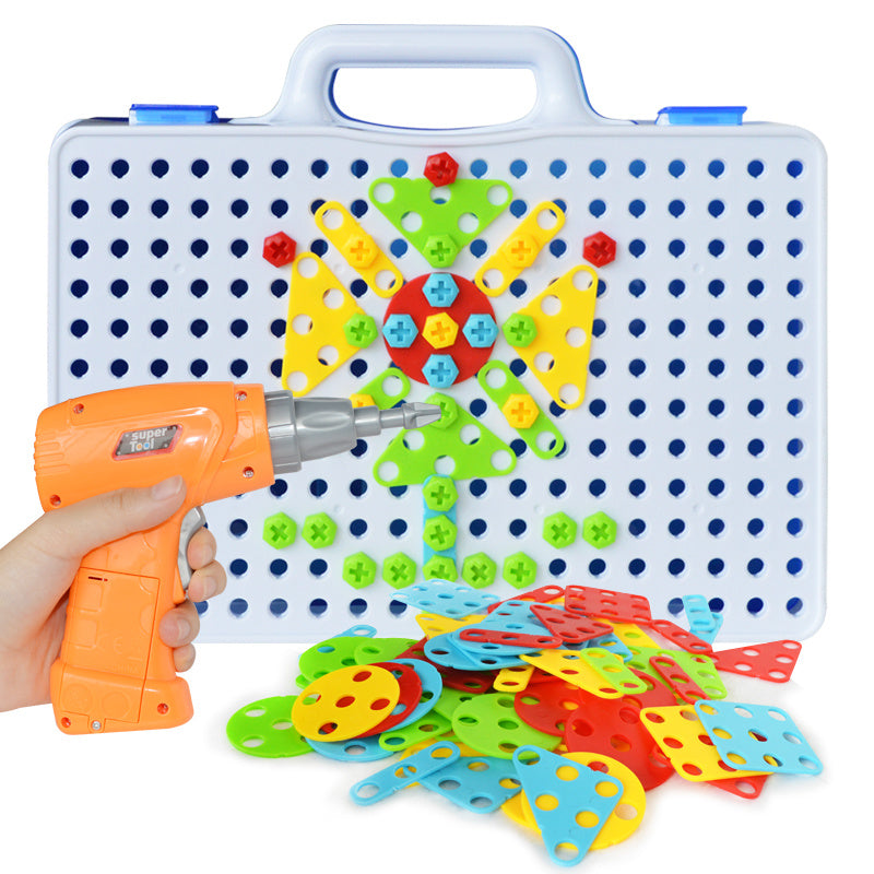 Kids 3D Drill & Screw Creative Building Block Set | STEM Educational Toy