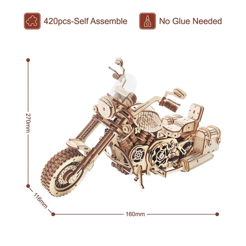 Robotime Rokr Cruiser Motorcycle DIY Model