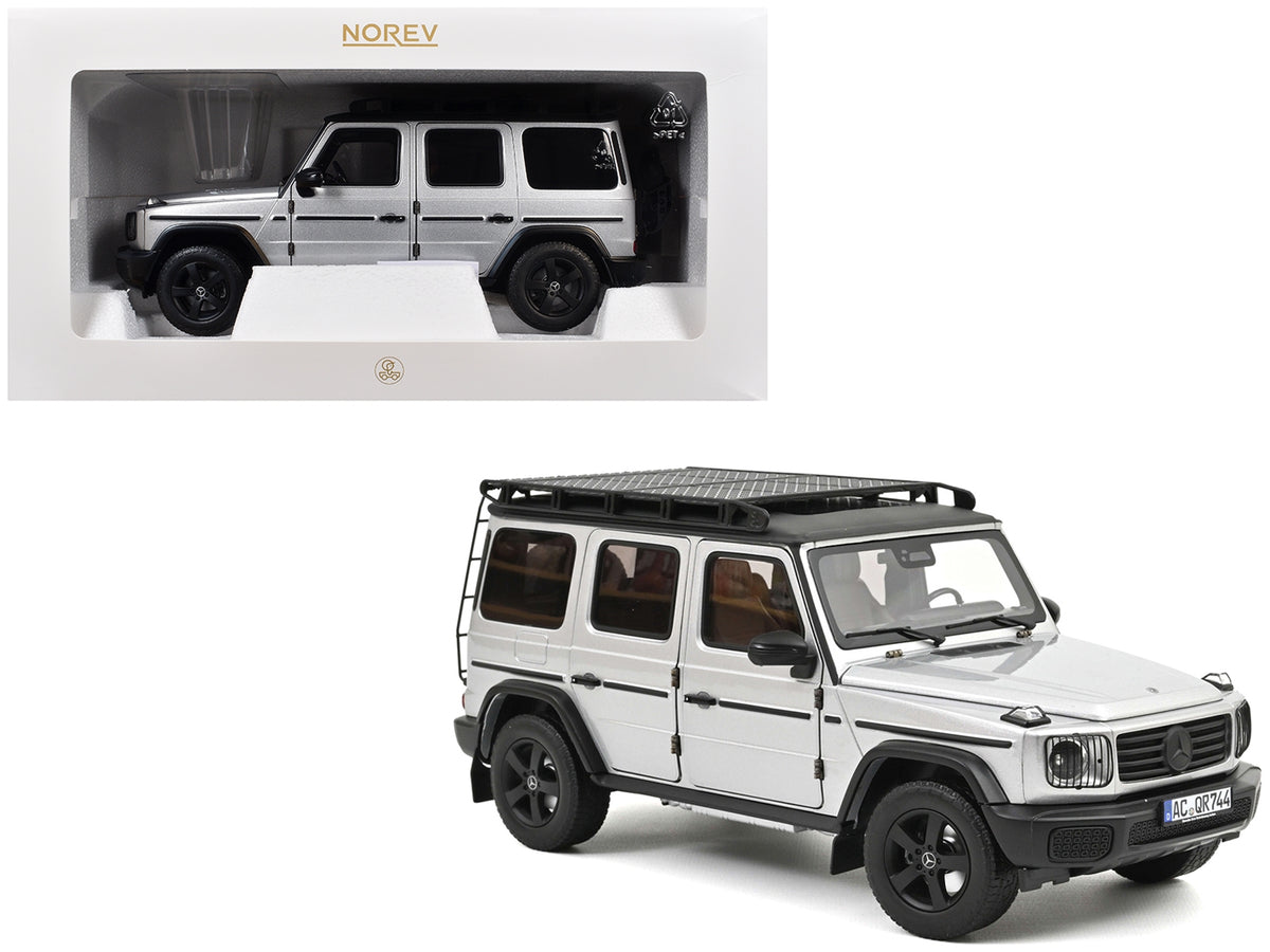 2024 Mercedes-Benz G-Class Professional Iridium Silver 1/18 Diecast Model by Norev