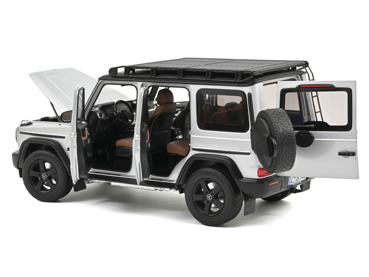 2024 Mercedes-Benz G-Class Professional Iridium Silver 1/18 Diecast Model by Norev