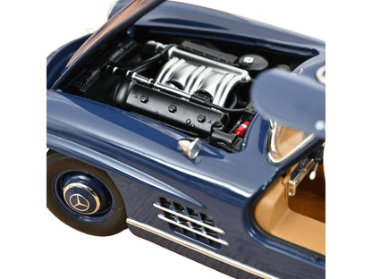 1954 Mercedes-Benz 300 SL Blue 1/18 Diecast Model Car by Norev