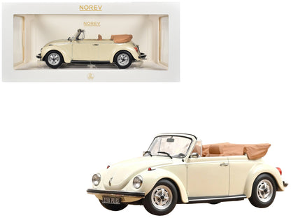 1972 Volkswagen 1303 Beetle Cabriolet Convertible 1/18 Diecast Model by Norev – Cream White