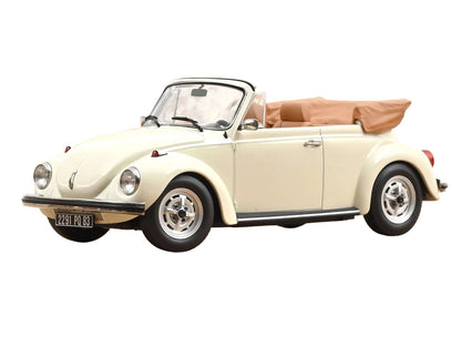1972 Volkswagen 1303 Beetle Cabriolet Convertible 1/18 Diecast Model by Norev – Cream White