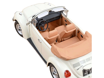 1972 Volkswagen 1303 Beetle Cabriolet Convertible 1/18 Diecast Model by Norev – Cream White
