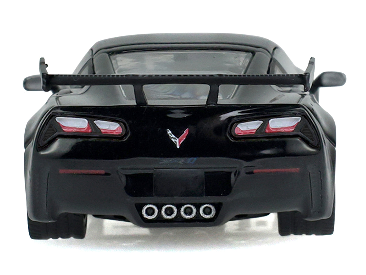 2019 Chevrolet Corvette ZR1 Black "Black Bandit" Series 31 1/64 Diecast Model Car by Greenlight