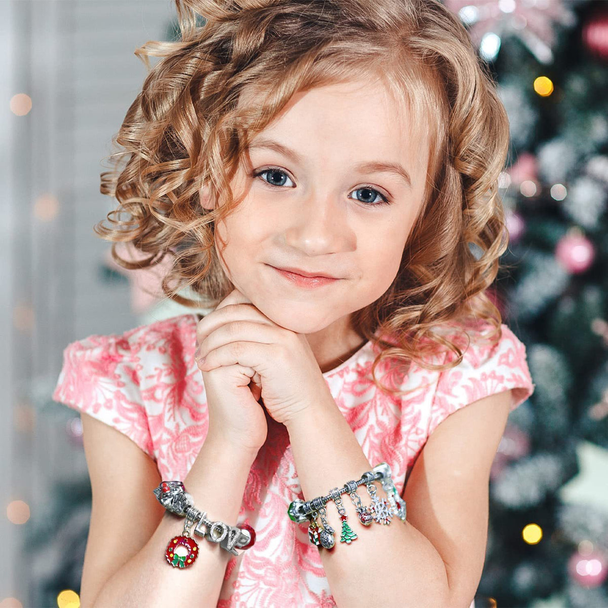 Christmas Advent Calendar Bracelet Gift Box Set