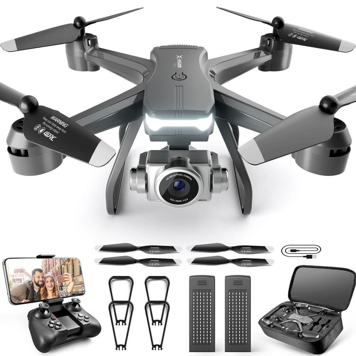 V14 Professional Drone 6K HD Dual Camera WIFI FPV Portable RC Quadcopter