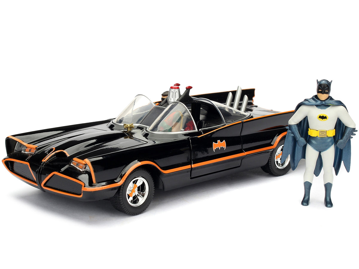 Jada 1/24 Classic Batmobile Build N' Collect Diecast Model Kit with Batman Figure