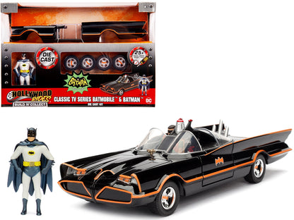 Jada 1/24 Classic Batmobile Build N' Collect Diecast Model Kit with Batman Figure