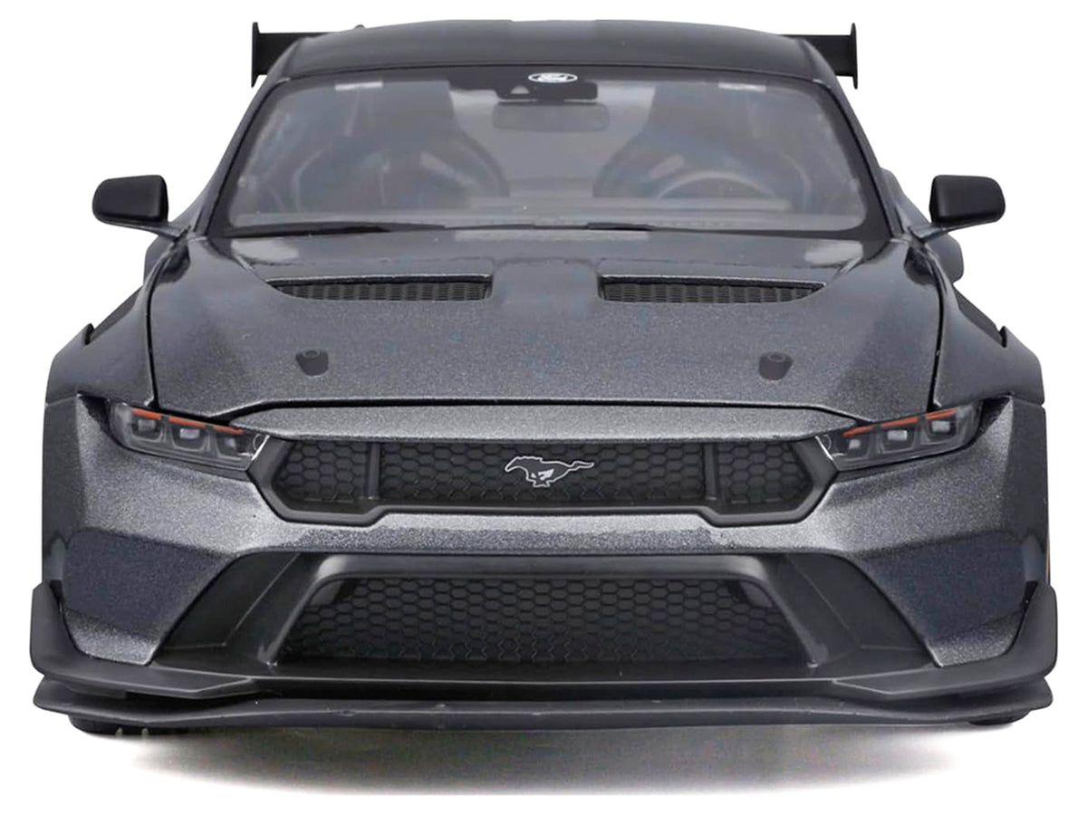 2025 Ford Mustang GTD Dark Gray Metallic with Black Top "Special Edition" Series 1/18 Diecast Model Car by Maisto
