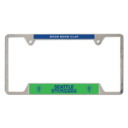 Seattle Sounders License Plate Frame Metal