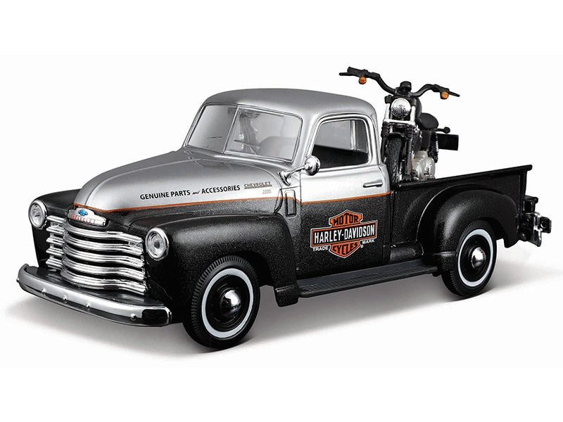 1950 Chevrolet 3100 Pickup & 1948 Harley Davidson FL Panhead