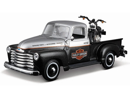 1950 Chevrolet 3100 Pickup & 1948 Harley Davidson FL Panhead