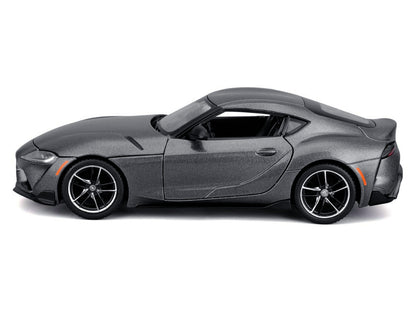 Toyota GR Supra Gray Metallic "Special Edition" Series 1/24 Diecast Model Car by Maisto