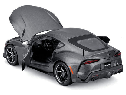 Toyota GR Supra Gray Metallic "Special Edition" Series 1/24 Diecast Model Car by Maisto