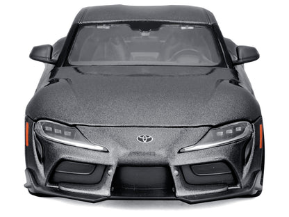 Toyota GR Supra Gray Metallic "Special Edition" Series 1/24 Diecast Model Car by Maisto