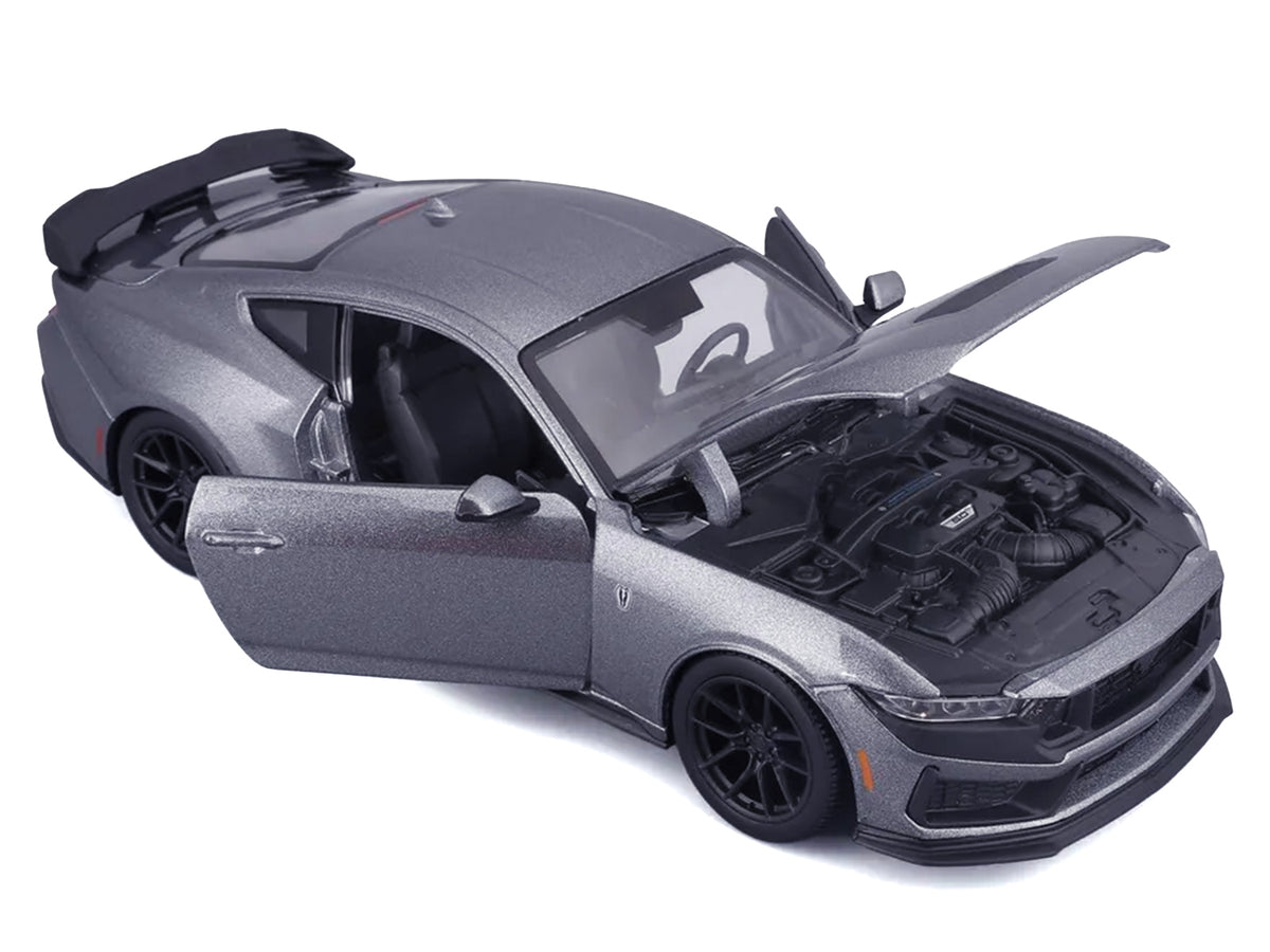 2024 Ford Mustang Dark Horse Dark Gray Metallic Special Edition 1/24 Diecast Model Car by Maisto