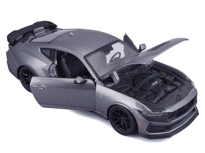 2024 Ford Mustang Dark Horse Dark Gray Metallic Special Edition 1/24 Diecast Model Car by Maisto