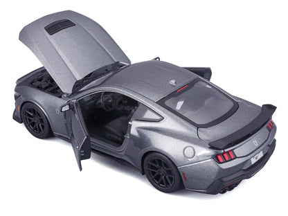 2024 Ford Mustang Dark Horse Dark Gray Metallic Special Edition 1/24 Diecast Model Car by Maisto