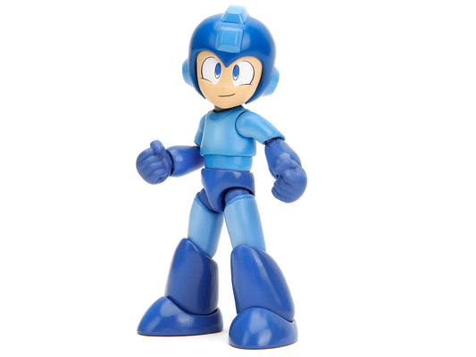 Mega Man 4.5" Moveable Figure with Accessories and Alternate Head and Hands "Mega Man" (1987)