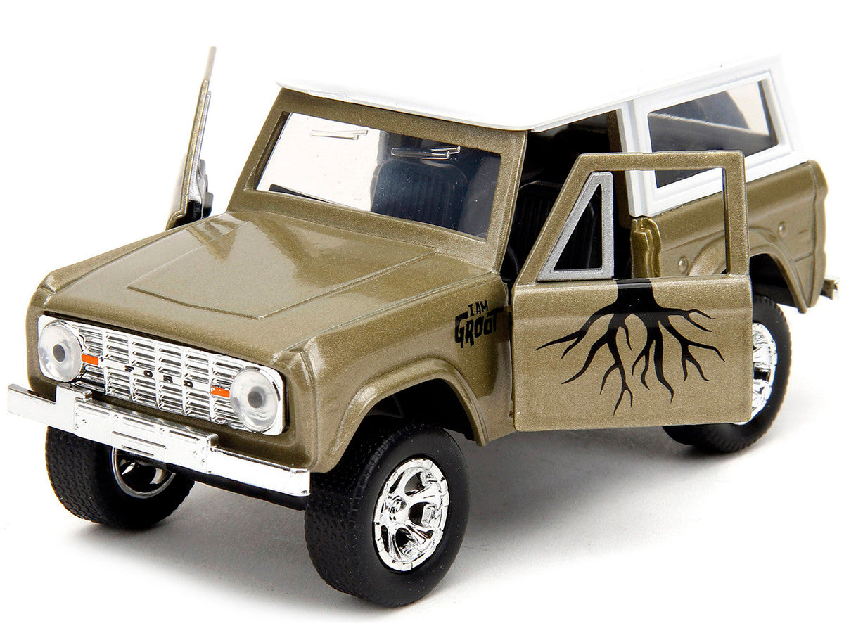 1973 Ford Bronco w/ Groot Figure – 1:32 Diecast Model | Jada Marvel Series