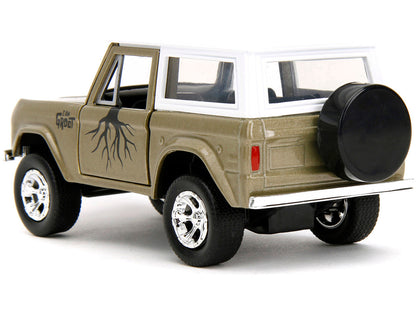 1973 Ford Bronco w/ Groot Figure – 1:32 Diecast Model | Jada Marvel Series