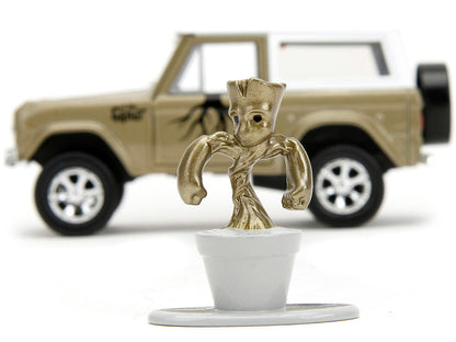 1973 Ford Bronco w/ Groot Figure – 1:32 Diecast Model | Jada Marvel Series