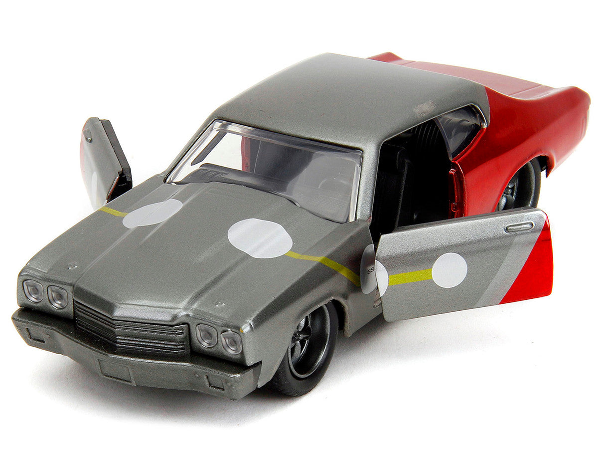 Jada 1:32 1970 Chevrolet Chevelle SS Gray/Red Thor Diecast Model – Hollywood Rides Avengers