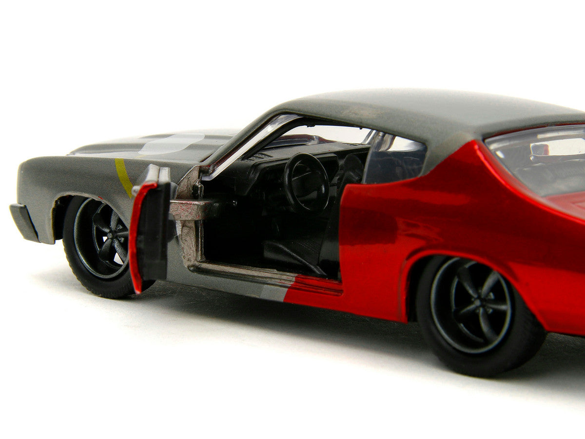 Jada 1:32 1970 Chevrolet Chevelle SS Gray/Red Thor Diecast Model – Hollywood Rides Avengers