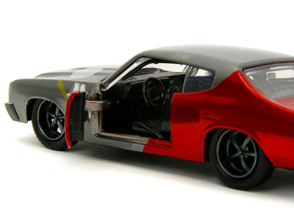 Jada 1:32 1970 Chevrolet Chevelle SS Gray/Red Thor Diecast Model – Hollywood Rides Avengers