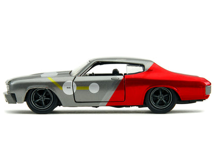 Jada 1:32 1970 Chevrolet Chevelle SS Gray/Red Thor Diecast Model – Hollywood Rides Avengers