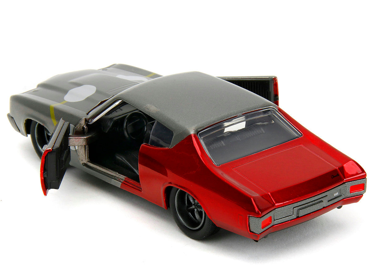 Jada 1:32 1970 Chevrolet Chevelle SS Gray/Red Thor Diecast Model – Hollywood Rides Avengers