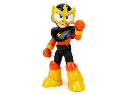 Elec Man 4.5" Moveable Figure with Accessories and Alternate Head and Hands "Mega Man" (1987)