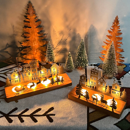 Wrought Iron Christmas Tree Candle Holder