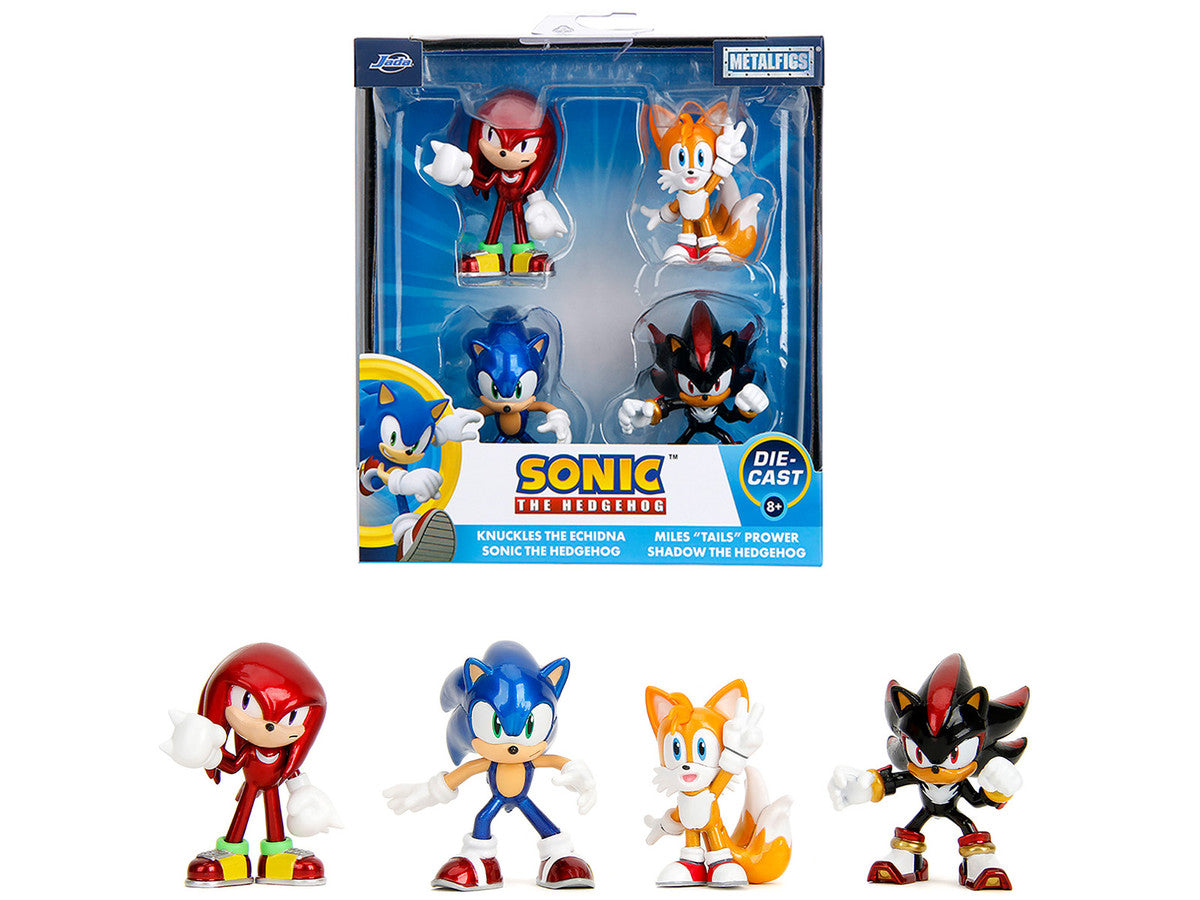 Set of 4 Sonic the Hedgehog Diecast Figures