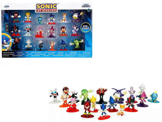 Sonic The Hedgehog 18-Piece Diecast Figure Set