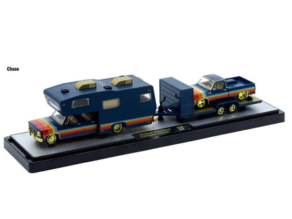 Auto Haulers Set of 3 Trucks Release 100 Limited Edition to 9600 pieces Worldwide 1/64 Diecast Models by M2 Machines