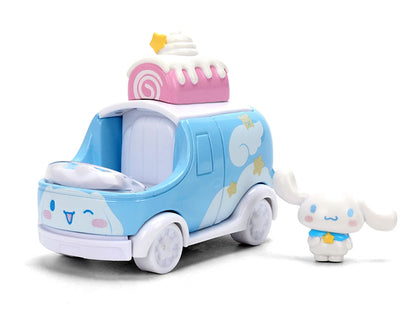 "Hello Kitty and Friends" Set of 4 Diecast Figures and Cars "Hollywood Rides" Series Diecast models by Jada