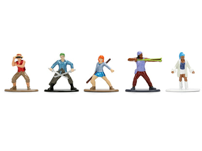 Set of 12 Diecast Figures "One Piece" (2023-Current) TV Series "Metalfigs" Series Diecast Models by Jada