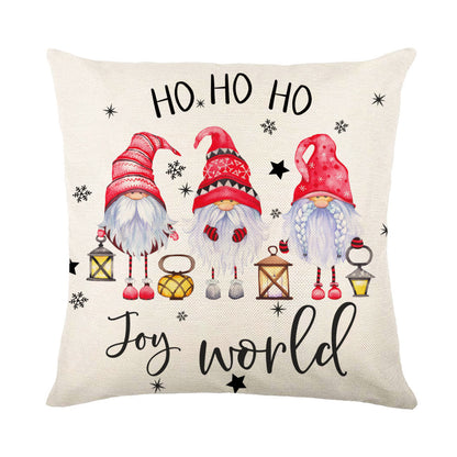 Christmas Snowflake Pillow Covers Sofa Decor