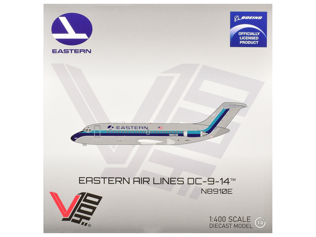 V1:400 McDonnell Douglas DC-9-14 Eastern Air Lines N8910E 1/400 Diecast Model
